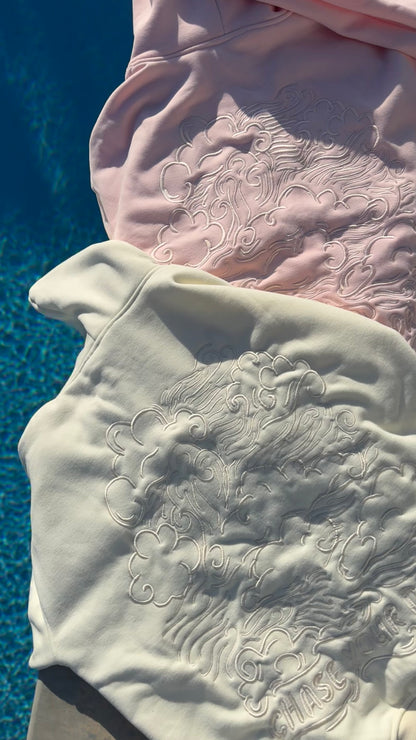 "Dream Chaser" Hoodie in Pillow Pink